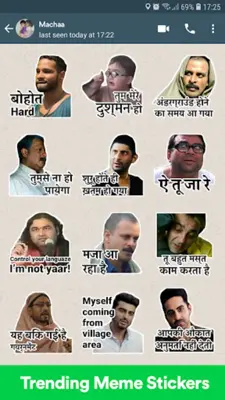 Bindaas Hindi WASticker App android App screenshot 1