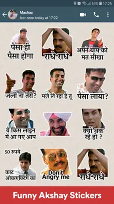 Bindaas Hindi WASticker App android App screenshot 3